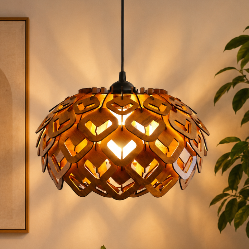 Lotus Heart Grand Pendant Light