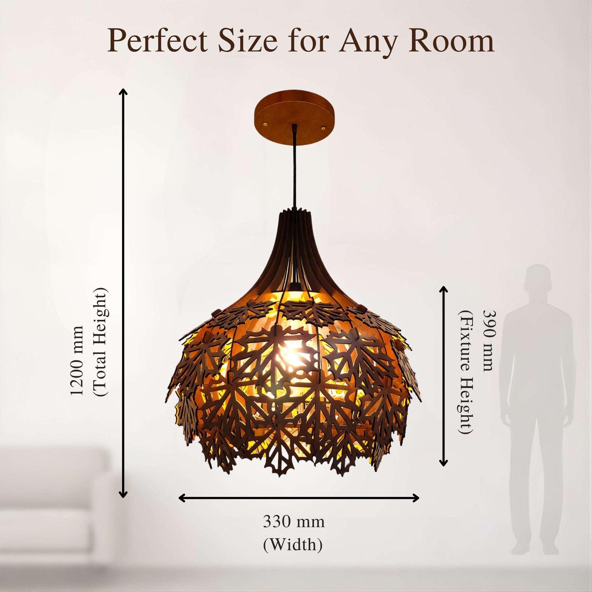 Maple Leaves Hollow Chandelier