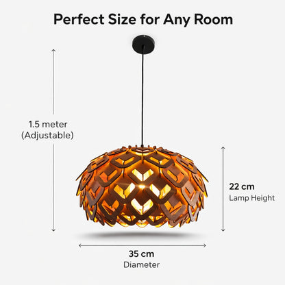 Lotus Heart Grand Pendant Light