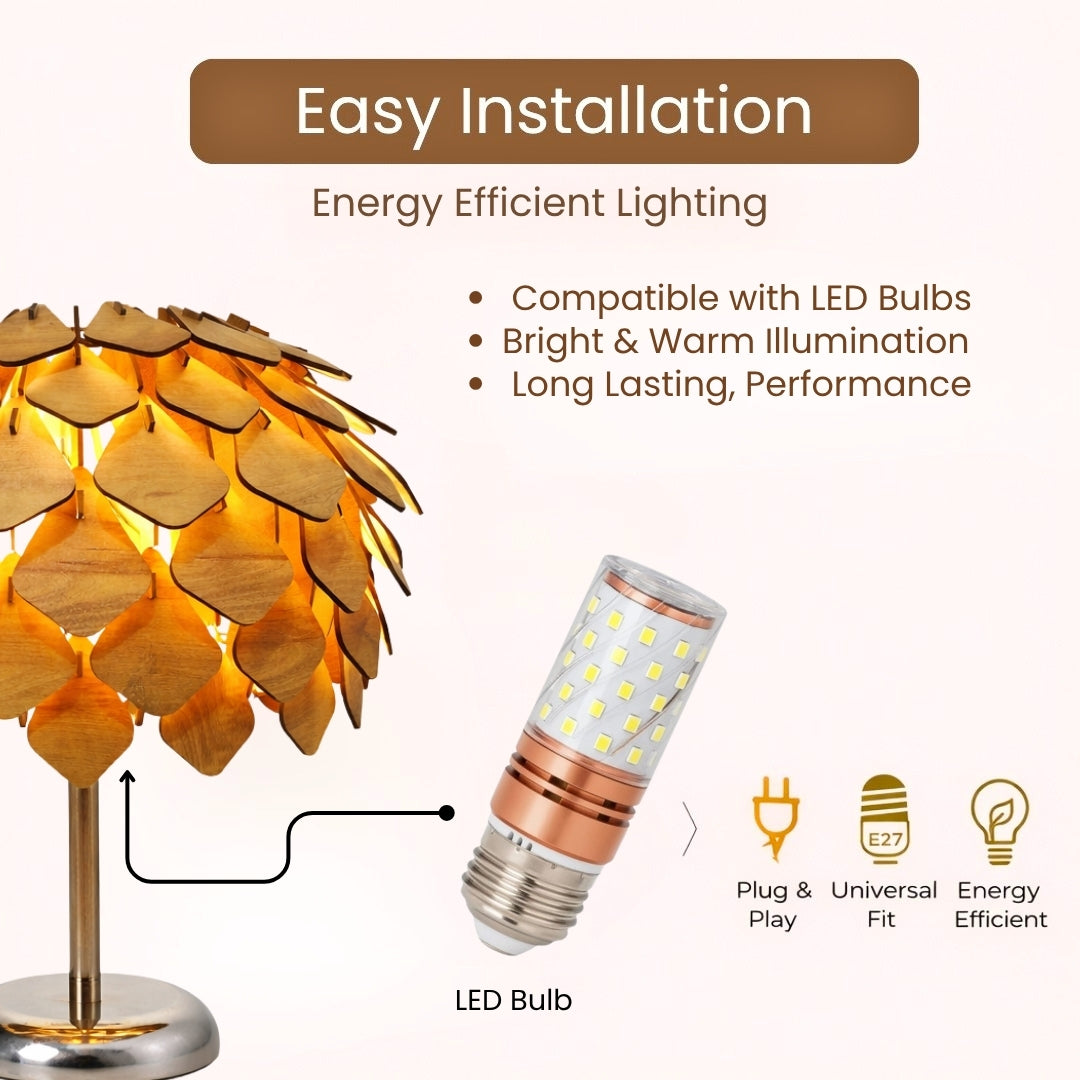 Pinecone Table Lamp