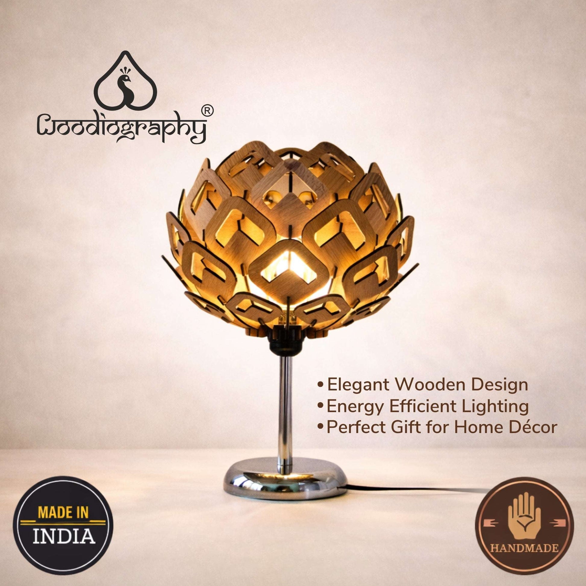 Lotus Heart Table Lamp