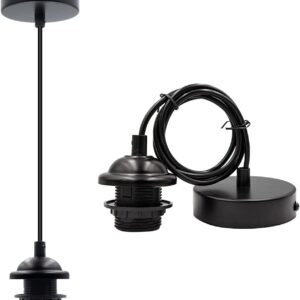 woodiography Pendant lamp Holder, Wooden Ceiling lamp, Wooden Hanging lamp handicrafted Home decore Chandelier Light (DIY Holder)