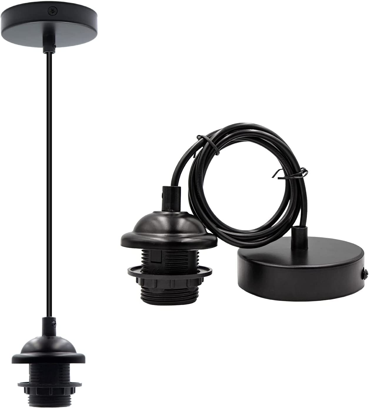 woodiography Pendant lamp Holder, Wooden Ceiling lamp, Wooden Hanging lamp handicrafted Home decore Chandelier Light (DIY Holder)