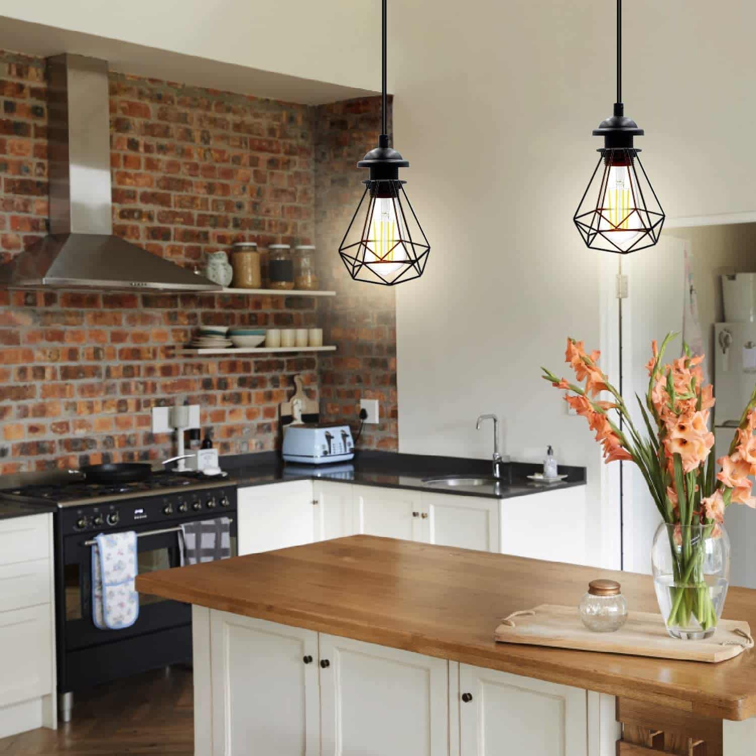 woodiography Pendant lamp Holder, Wooden Ceiling lamp, Wooden Hanging lamp handicrafted Home decore Chandelier Light (DIY Holder)