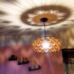 woodiography Pinecone Pendant lamp, Wooden Ceiling lamp, Wooden Hanging lamp handicrafted Home decore Chandelier Light (Small CL001)